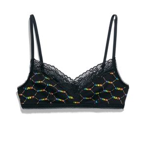 Savage x Fenty Pride Cotton Lace Trim Bralette
